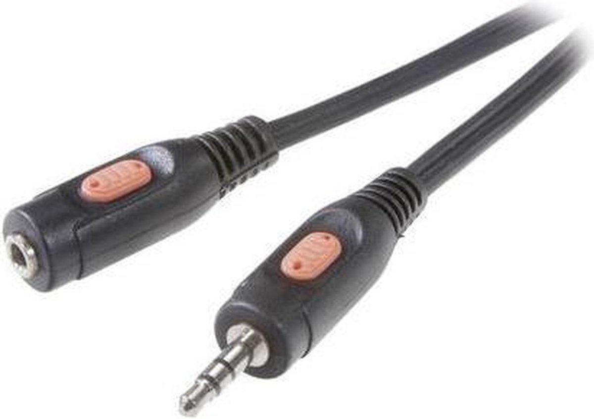 SpeaKa Professional SP-7869784 Jackplug Audio Verlengkabel [1x Jackplug male 3,5 mm - 1x Jackplug female 3,5 mm] 5.00 m