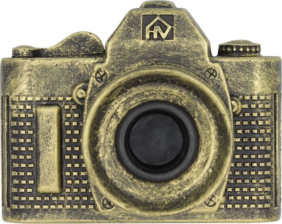 Housevitamin kandelaar 'camera' - kaarsenstandaard / kaarsenhouder - goud