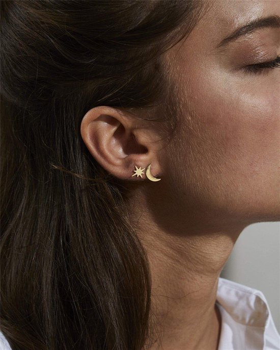 Rosefield Dames Oorbellen - The Lois Star And Moon Stud - MSSEG-J215 |  bol.com