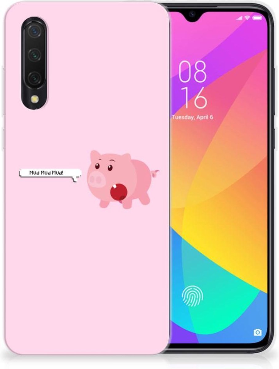 Xiaomi Mi 9 Lite Telefoonhoesje met Naam Pig Mud