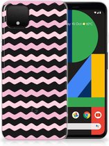Google Pixel 4 XL TPU bumper Waves Roze