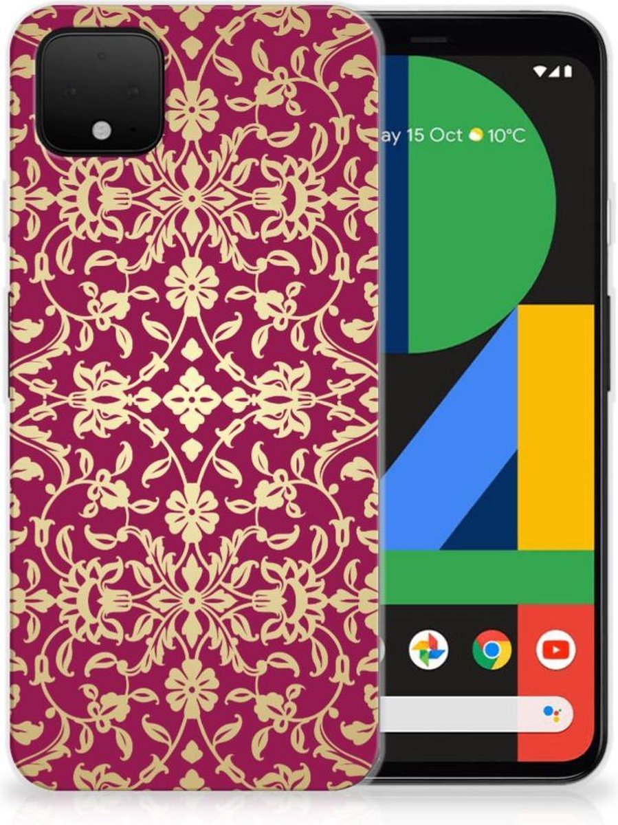 Siliconen Hoesje Google Pixel 4 XL Barok Pink