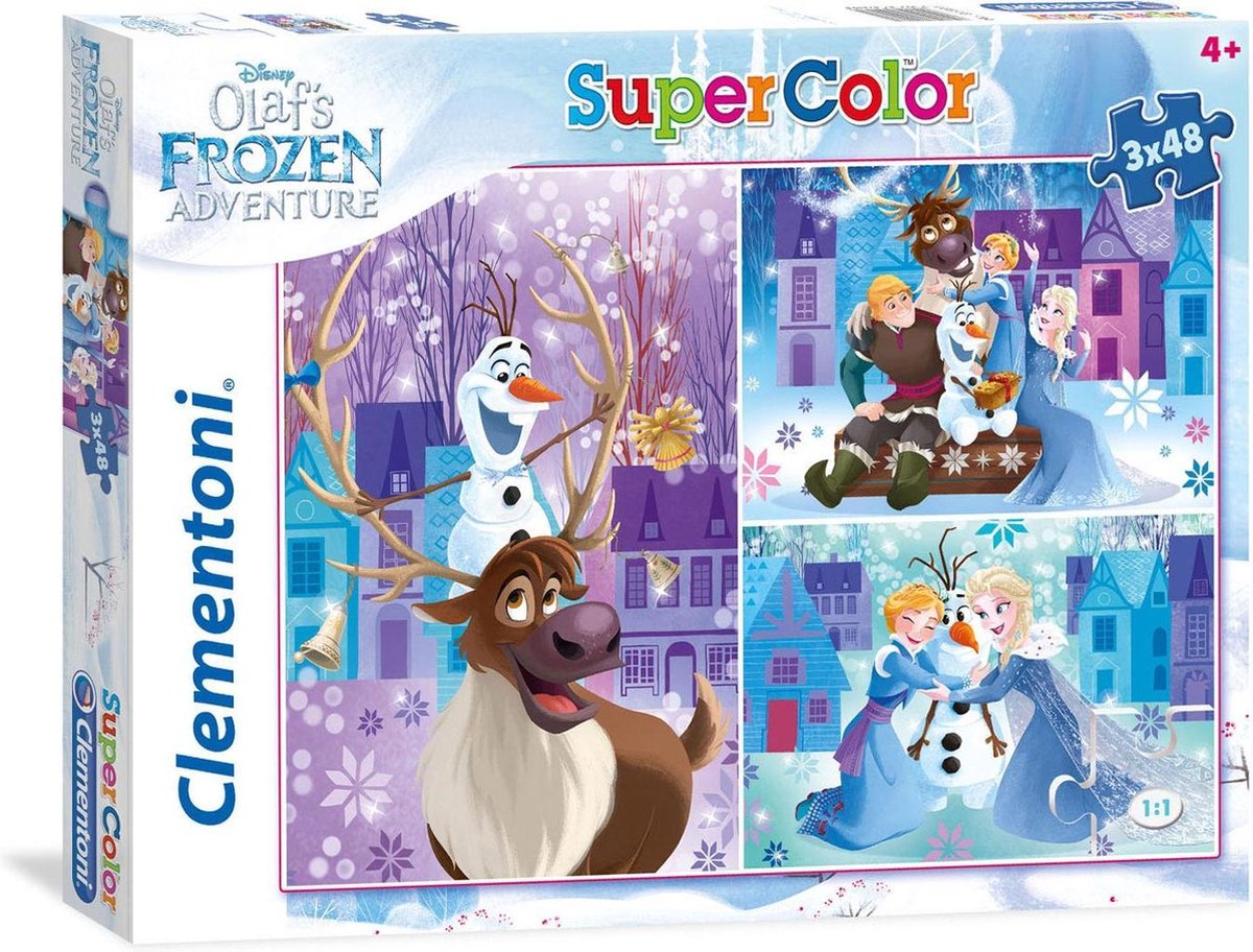 Clementoni Puzzel Disney Frozen, 3x48st. Afmeting artikel: 33 x 22 cm Clementoni Puzzel Disney Frozen, 3x48st. Afmeting artikel: 33 x 22 cm
