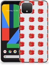 Google Pixel 4 Siliconen Case Paprika Red