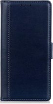 Shop4 - Google Pixel 4 XL Hoesje - Wallet Case Grain Donker Blauw