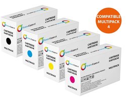 Toners-kopen.nl Kyocera TK-5140K,1T02NR0NL0 / TK-5140C,1T02NRCNL0 - Geschikt voor Kyocera ECOSYS M6030cdn Kyocera ECOSYS M6530cdn Kyocera ECOSYS P6130cdn