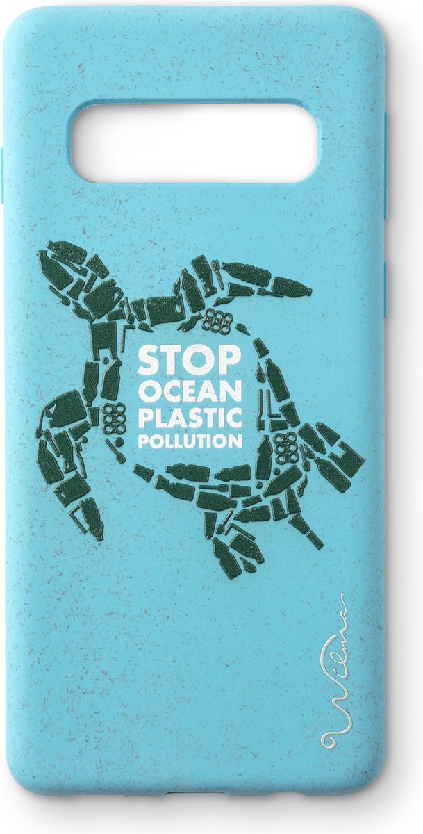 Wilma Stop Plastic Turtle for Galaxy S10 Plus light blue