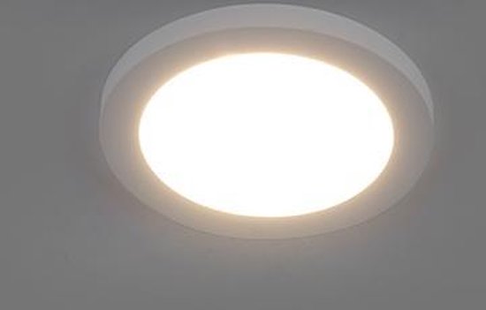 QAZQA trans Moderne LED inbouwspot - 1 lichts - Ø mm - Wit Woonkamer |... | bol.com