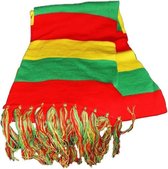 Rubie's Sjaal Reggae Unisex Rood/geel/groen