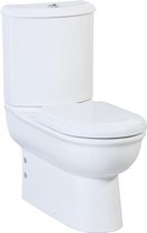 Creavit Selin SL310 Duoblok Toilet Met RVS Sproeier (Bidet) Wit