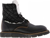 Yellow Cab Dames Veterboots Oregon 1 - Zwart - Maat 38
