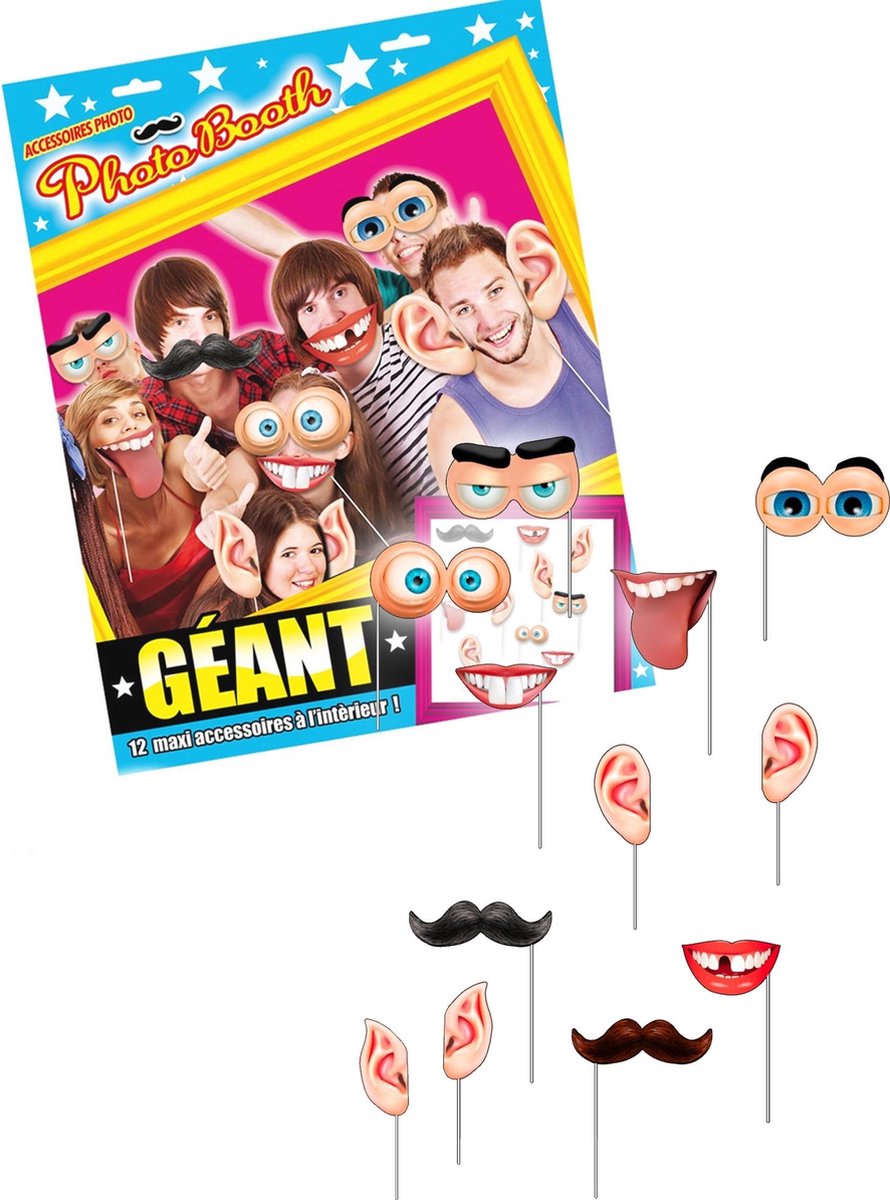 SUD TRADING - Enorme photobooth met 12 accessoires