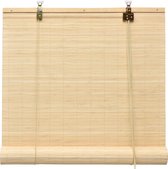 Sol Royal rolgordijn bamboe 60x160 cm SolDecor B86 - rolgordijnen zonder boren - rolgordijnen lichtdoorlatend zonwering bamboo jaloezieën inclusieve klembeugels - Natuur