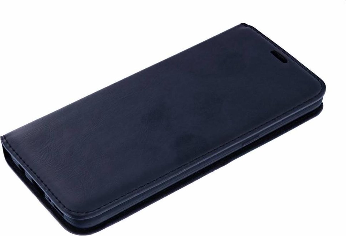 Luxe Zwart Flip Cover met Magneetsluiting Samsung Galaxy S10 - van Bixb