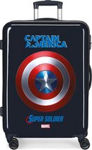 Marvel Sky Avengers Captain America Koffer 68 Cm 85 Liter Zwart