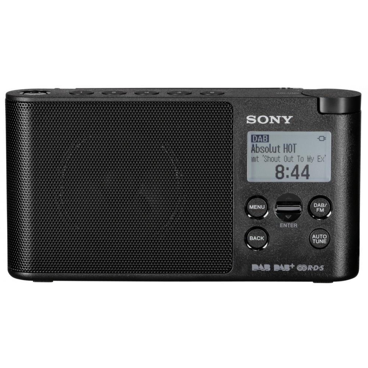 Sony XDR-S41D - DAB+ Radio - Zwart - Sony
