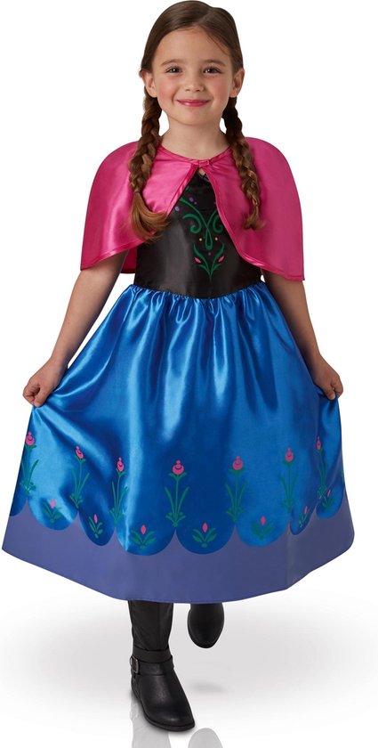 Disney Frozen Anna Classic Jurk - Kostuum Kind - Maat 128/140 -  Carnavalskleding | bol.com