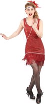 "Rood charleston kostuum voor vrouwen - Verkleedkleding - One size"
