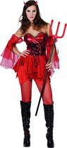 "Duivel kostuum voor dames Halloween outfit - Verkleedkleding - XL"