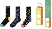 Happy Socks 3-Pack Giftbox Happy New Year, Maat 36/40