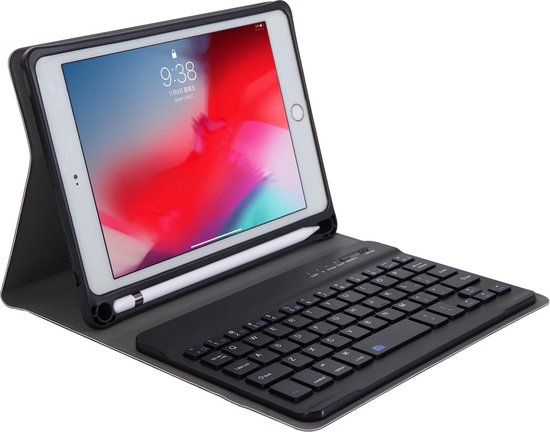 iPad Mini 7.9 inch (2019) Case - Bluetooth Toetsenbord met stylus pen Zwart |
