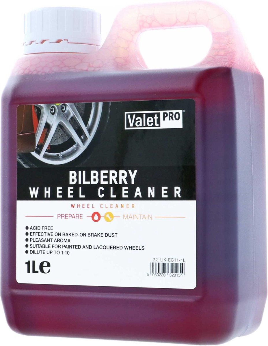 Valet Pro Bilberry Safe Wheel Cleaner - 1000ml