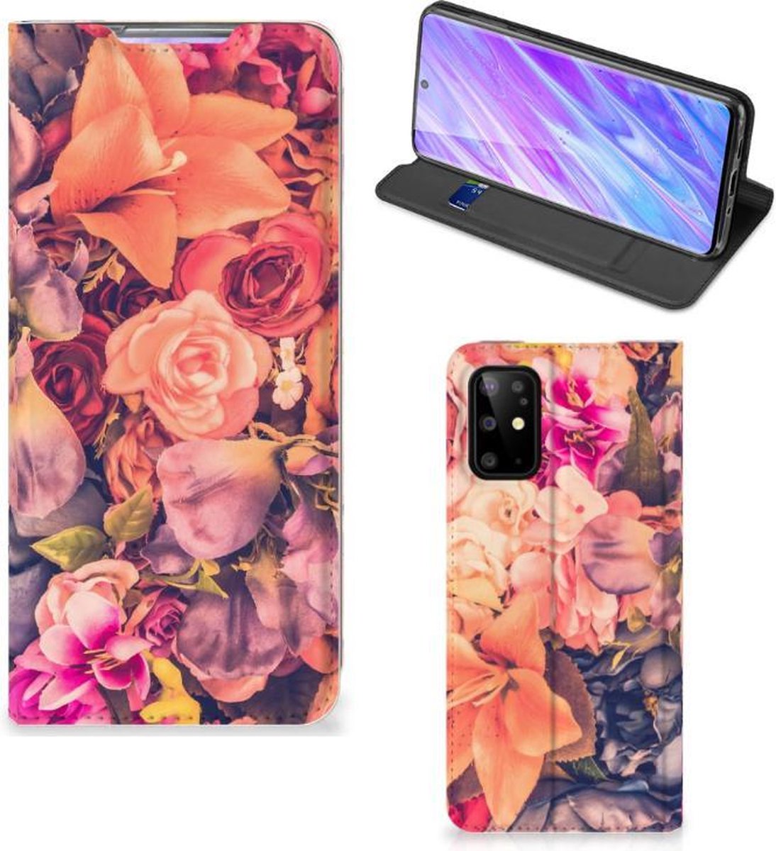 Samsung Galaxy S20 Plus Smart Cover Bosje Bloemen