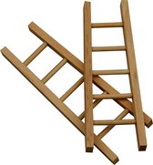 Creotime Ladder Hout 10 Cm 6 Stuks