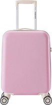 Decent Star Maxx Handbagage Koffer - 55 cm - TSA slot - Pastel Roze