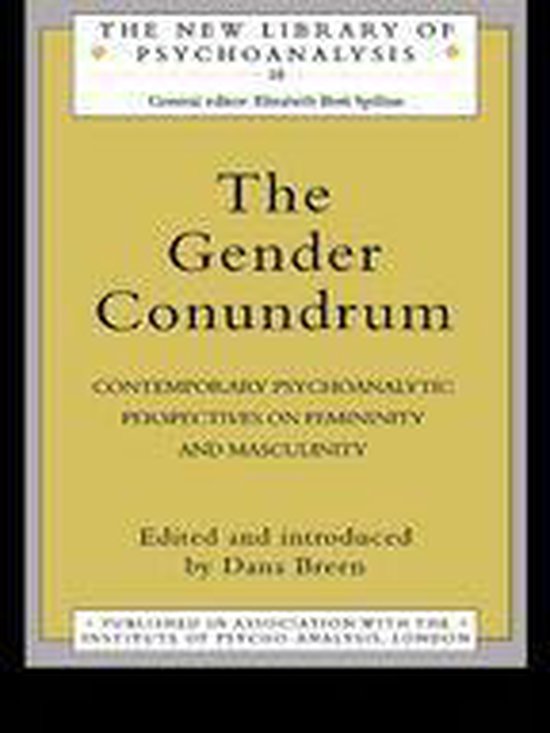 The New Library of Psychoanalysis - The Gender Conundrum - cover