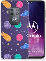 Motorola One Zoom Silicone Back Cover Space