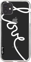 Casetastic Apple iPhone 11 Hoesje - Softcover Hoesje met Design - Written Love White Print