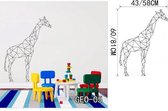 3D Sticker Decoratie Geometrische dieren Vinyl muurstickers Home Decor voor wanddecoratie Een verscheidenheid aan kleuren om uit te kiezen Kinder muurstickers - GEO5 / Small