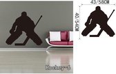 3D Sticker Decoratie Het leven is eenvoudig Eet Slaap Speel Hockey Verwijderbare Vinyl Muur Decors Stickers Woonkamer Studie Slaapkamer Instrument Art - Hockey6 / Small