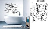 3D Sticker Decoratie Creatief Toilet Badkamer Muurstickers Toiletbehang Waterdicht Muurstickers Decoratieve poster Woondecoratie - XYS36 / Small