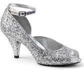 Fabulicious Hoge hakken -37 Shoes- BELLE-381G Zilverkleurig