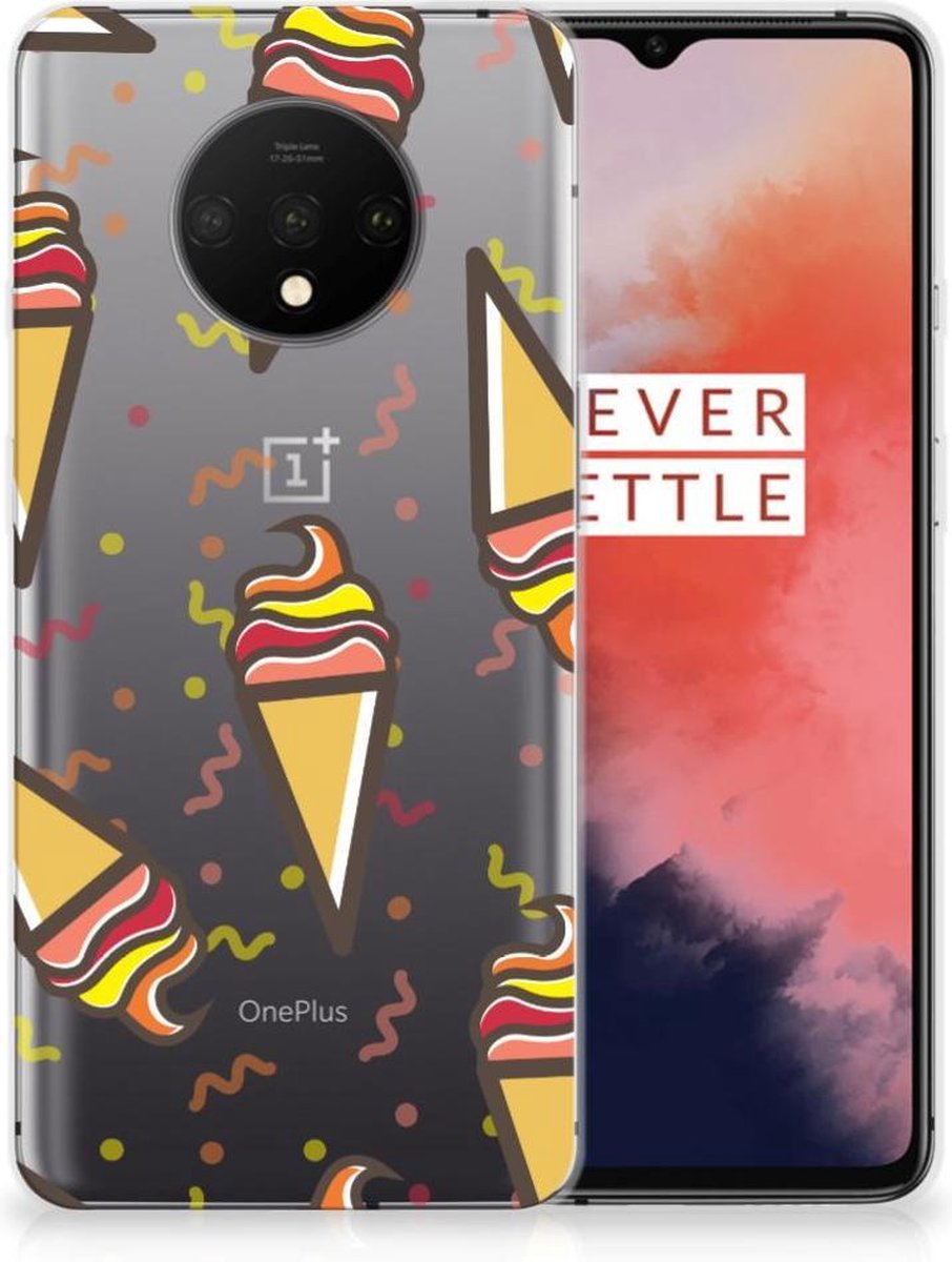 OnePlus 7T Siliconen Case Icecream