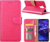 Xssive Hoesje voor Huawei Mate 20 Lite - Book Case - Pink