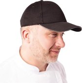 Chef Works Cool Vent baseball cap zwart en grijs