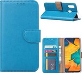 Xssive Hoesje voor Samsung Galaxy A20 - A30 - Book Case - Turquoise