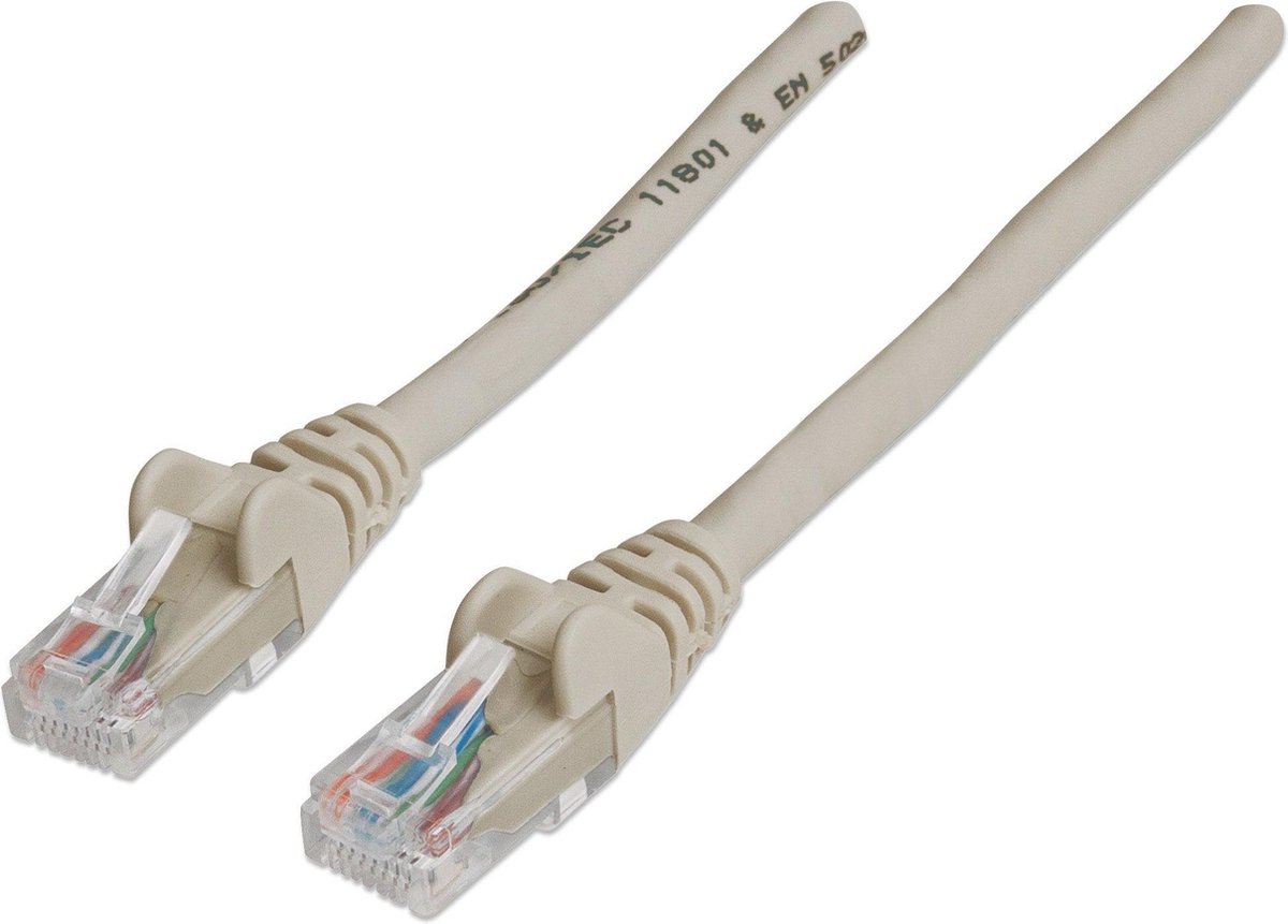 Intellinet 336741 – RJ45 Netwerkkabel – CAT 6 U/UTP – 20.00 m – Grijs
