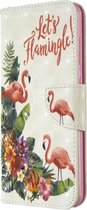 Nokia 6.2 / 7.2 Hoesje - Book Case - Flamingo