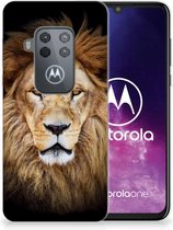 Motorola One Zoom TPU Hoesje Leeuw