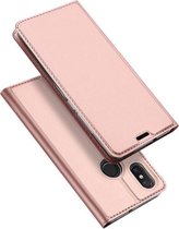 Rosé Gouden Slim TPU Booklet voor de Xiaomi Mi 8 SE