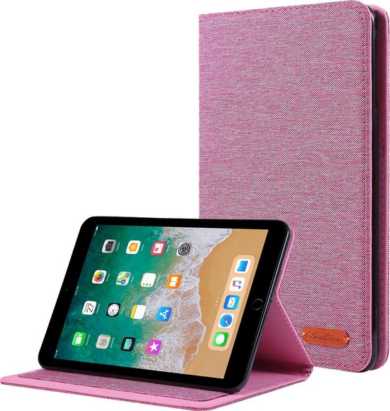 Housse iPad Mini 4/5 (2019) - Étui livre avec support en TPU souple - Rose  | bol.com