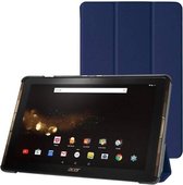 Acer Iconia Tab 10 A3-A40 Tri-Fold Book Case Donker Blauw