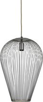 Light & Living Abby Hanglamp - Antiek Zilver - Ø37x50cm