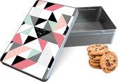 Koektrommel Geometric Artwork rechthoek 13 x 20 x 5 cm