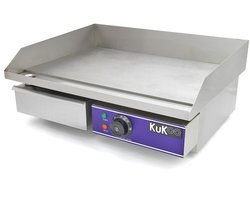 Elektrische bakplaat - rvs - 50cm - nauwkeurige temperatuurregeling