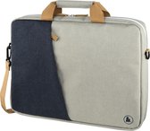Hama Notebook-tas "Florence", tot 44 cm (17,3"), marineblauw/lichtgrijs
